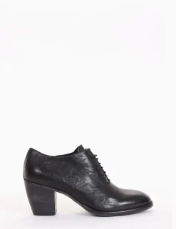 scarpa lacci tacco 8 cm nero