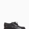 scarpa lacci tacco 2 cm nero