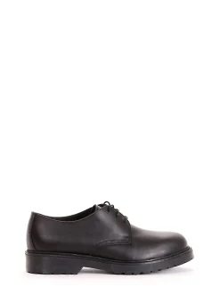 scarpa lacci tacco 2 cm nero