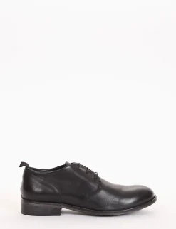 scarpa lacci tacco 2 cm nero