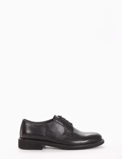 scarpa lacci tacco 2 cm nero
