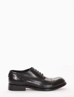 scarpa lacci tacco 2 cm nero