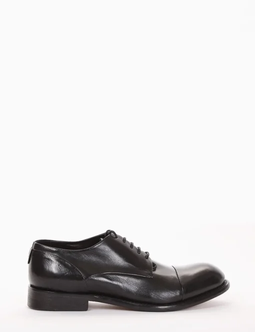 scarpa lacci tacco 2 cm nero