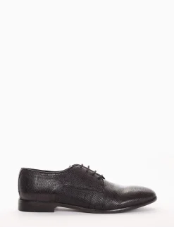 scarpa lacci tacco 2 cm nero