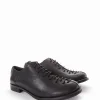 scarpa lacci tacco 2 cm nero