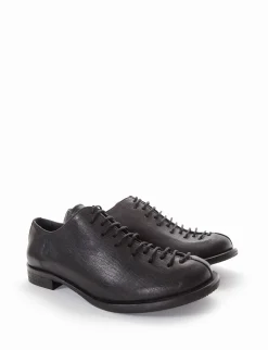 scarpa lacci tacco 2 cm nero