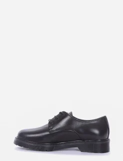 scarpa lacci tacco 2 cm nero
