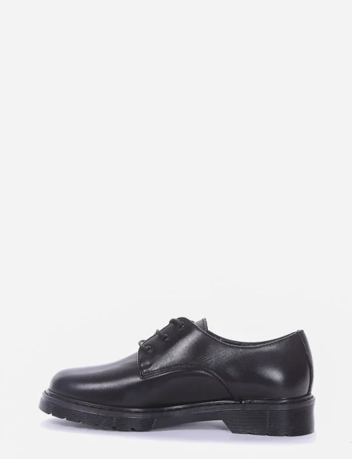 scarpa lacci tacco 2 cm nero