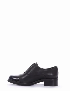 scarpa lacci tacco 3 cm nero