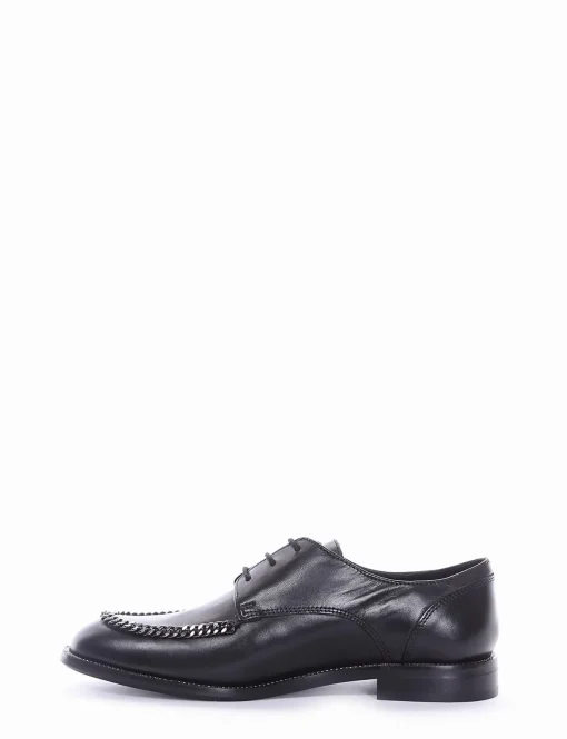 scarpa lacci tacco 2 cm nero