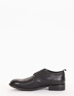 scarpa lacci tacco 2 cm nero