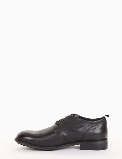 scarpa lacci tacco 2 cm nero