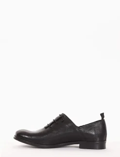 scarpa lacci tacco 2 cm nero