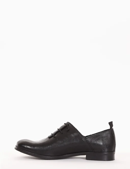 scarpa lacci tacco 2 cm nero