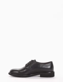 scarpa lacci tacco 2 cm nero
