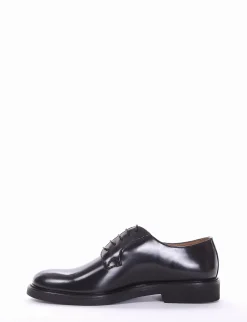 scarpa lacci tacco 2 cm nero