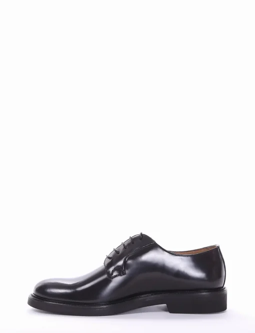 scarpa lacci tacco 2 cm nero