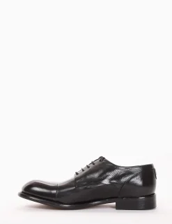 scarpa lacci tacco 2 cm nero