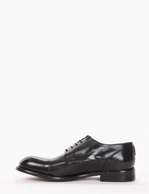 scarpa lacci tacco 2 cm nero
