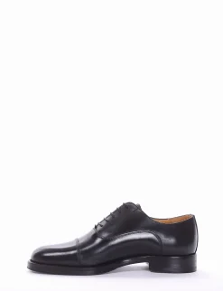 scarpa lacci tacco 2 cm nero