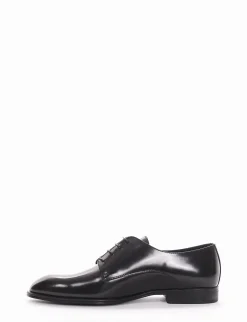 scarpa lacci tacco 2 cm nero