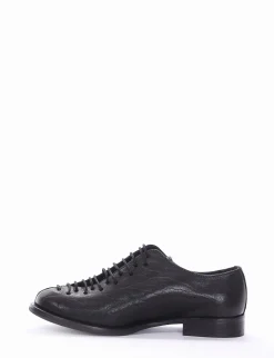 scarpa lacci tacco 2 cm nero