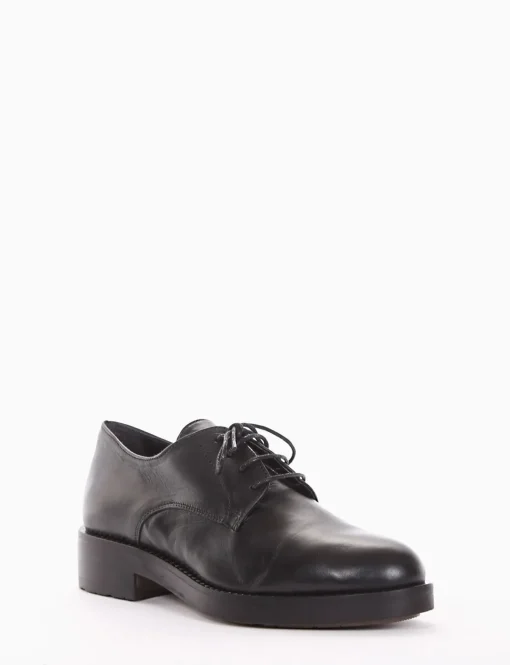 scarpa lacci tacco 2 cm nero