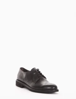 scarpa lacci tacco 2 cm nero
