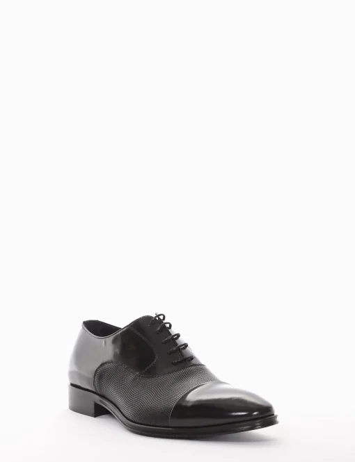 scarpa lacci tacco 2 cm nero