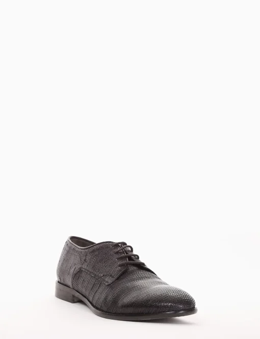 scarpa lacci tacco 2 cm nero