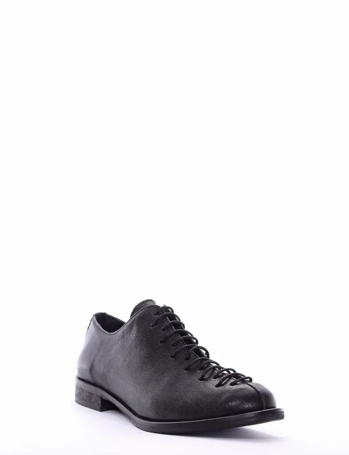scarpa lacci tacco 2 cm nero