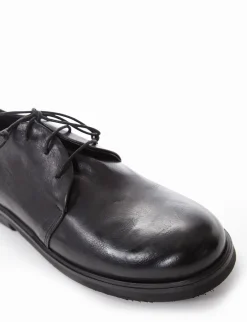 scarpa lacci tacco 2 cm nero