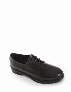 scarpa lacci tacco 2 cm nero