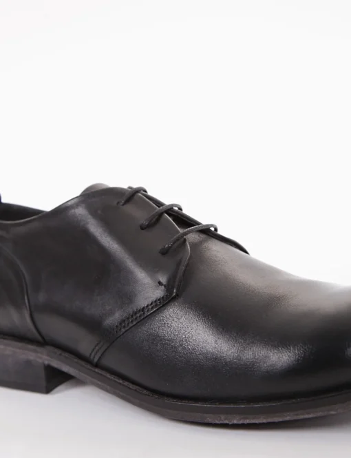 scarpa lacci tacco 2 cm nero