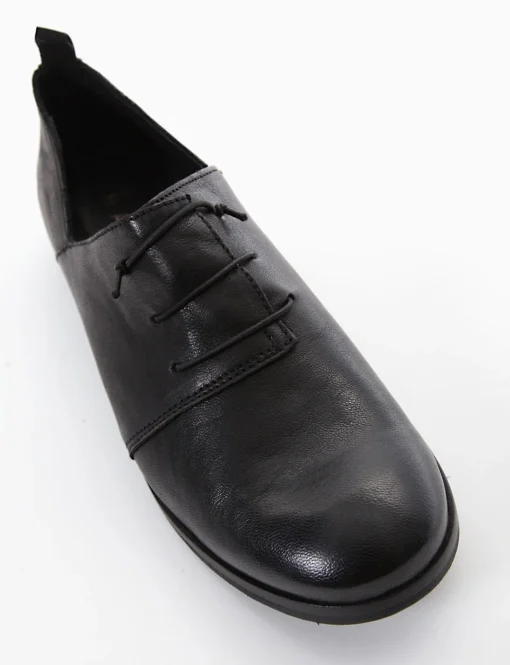 scarpa lacci tacco 2 cm nero