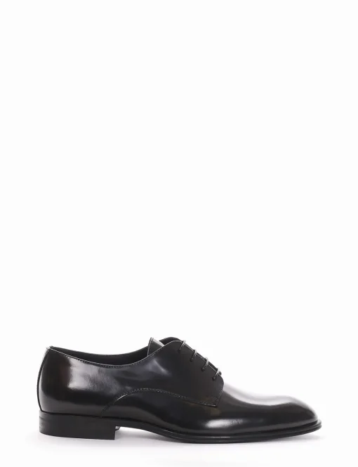 scarpa lacci tacco 2 cm nero