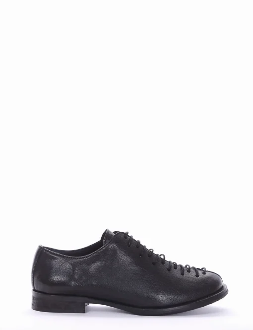 scarpa lacci tacco 2 cm nero