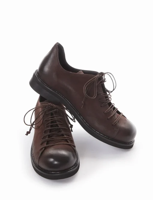 scarpa lacci tacco 2 cm testa