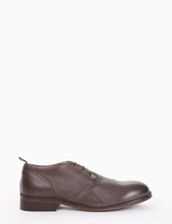 scarpa lacci tacco 2 cm tortora