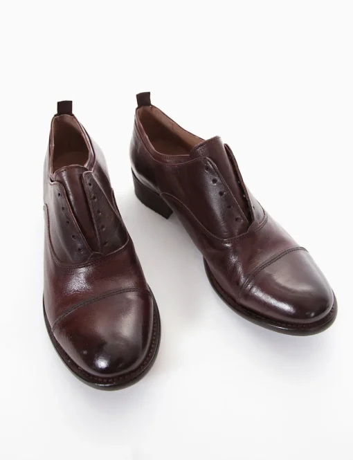 scarpa no lace tacco 3 cm testa