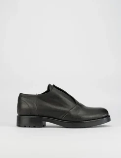 scarpa no lace tacco 2 cm nero