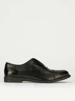 Scarpa no lace tacco 2 cm nero pelle
