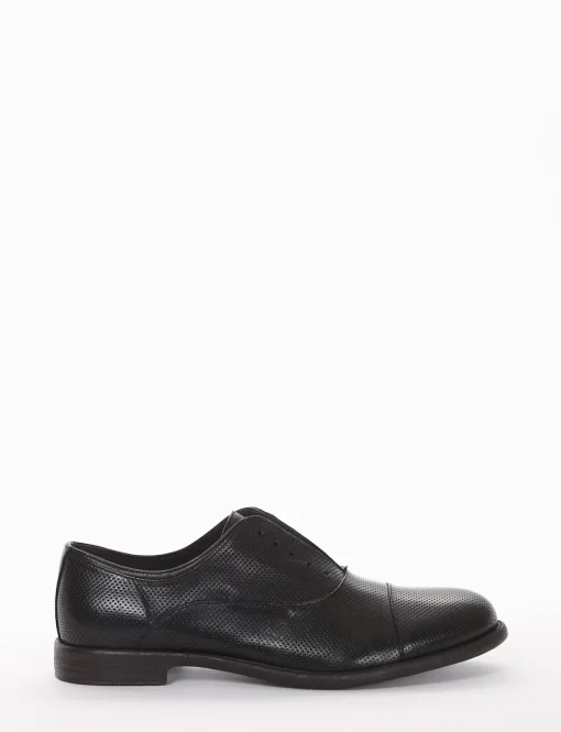 scarpa no lace tacco 2 cm nero