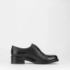 scarpa no lace tacco 3 cm nero