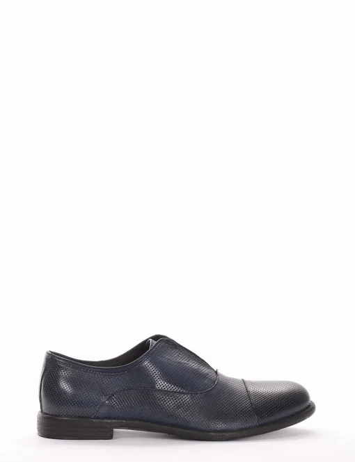 scarpa no lace tacco 2 cm blu