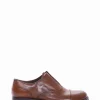scarpa no lace tacco 2 cm cuoio