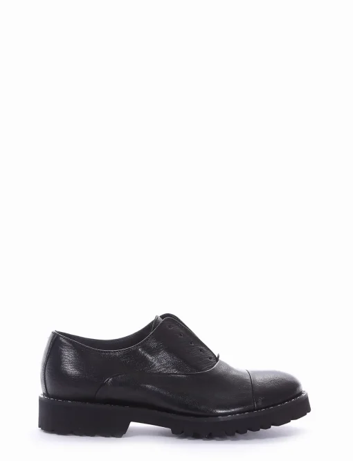 scarpa no lace tacco 2 cm nero