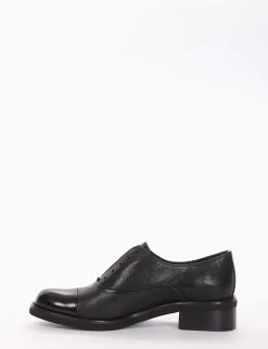 scarpa no lace tacco 3 cm nero