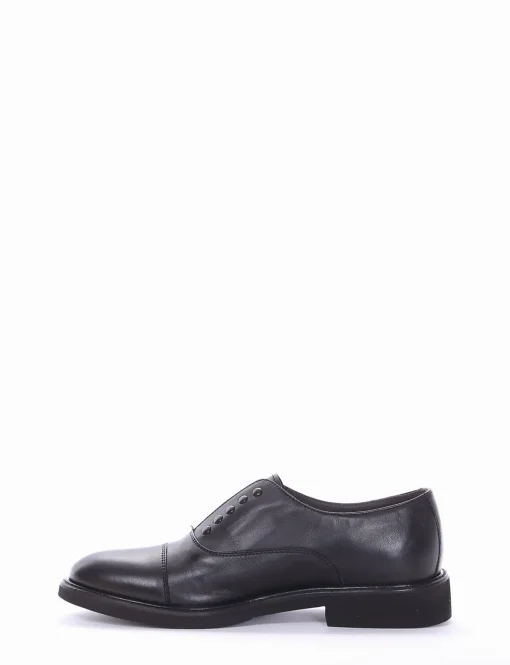 scarpa no lace tacco 2 cm nero
