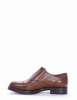 scarpa no lace tacco 2 cm cuoio